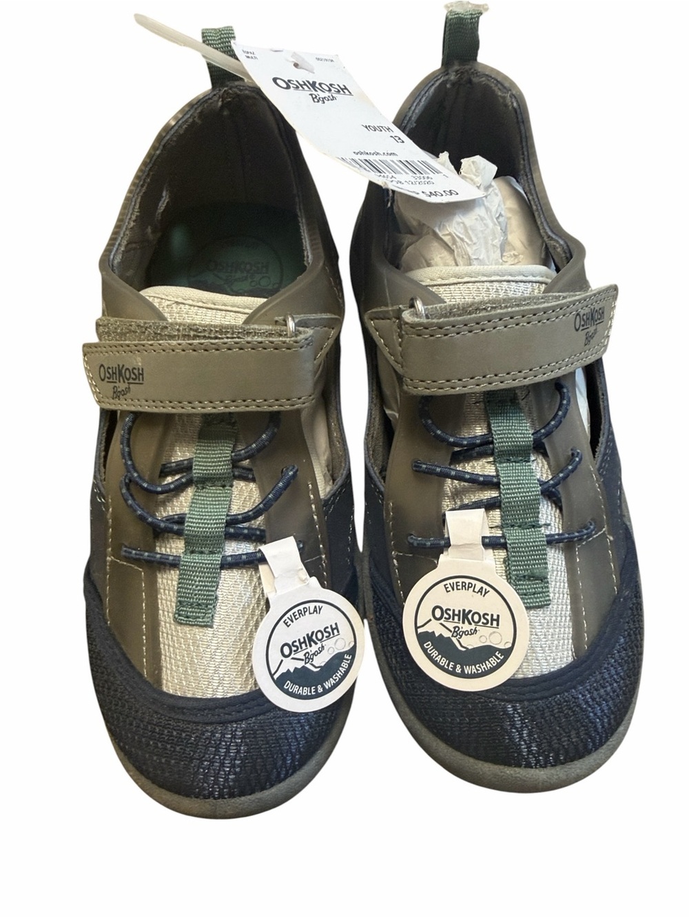 OshKosh B’gosh Topaz EverPlay Water Sandals Youth Size 13 NWT